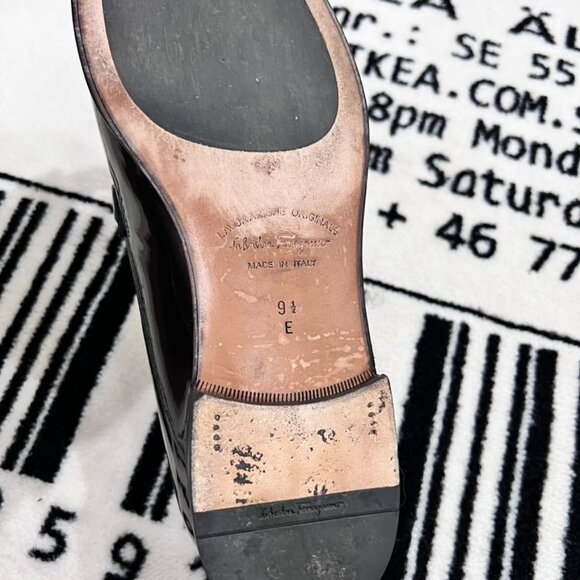 Salvatore Ferragamo Patent Leather Formal Loafers Slip On - Picture 6 of 8